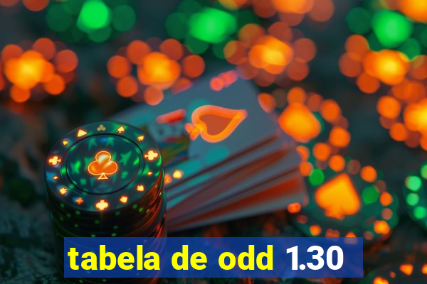 tabela de odd 1.30